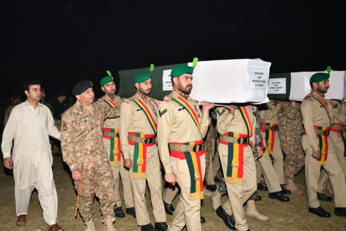 Funeral prayers of troops martyred in Khyber clash offered