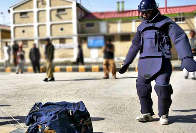 Explosive material recovered from suspicious bag near Adiala Jail