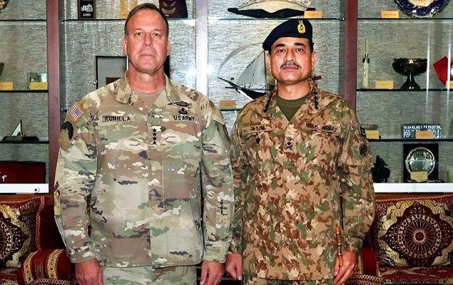 COAS Gen Asim, Commander CENTCOM discuss regional security