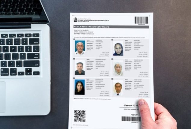 Nadra FRC fee