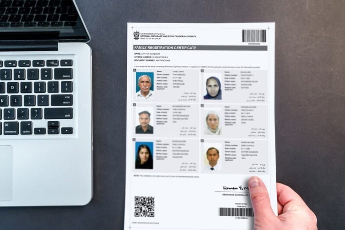 Nadra FRC fee