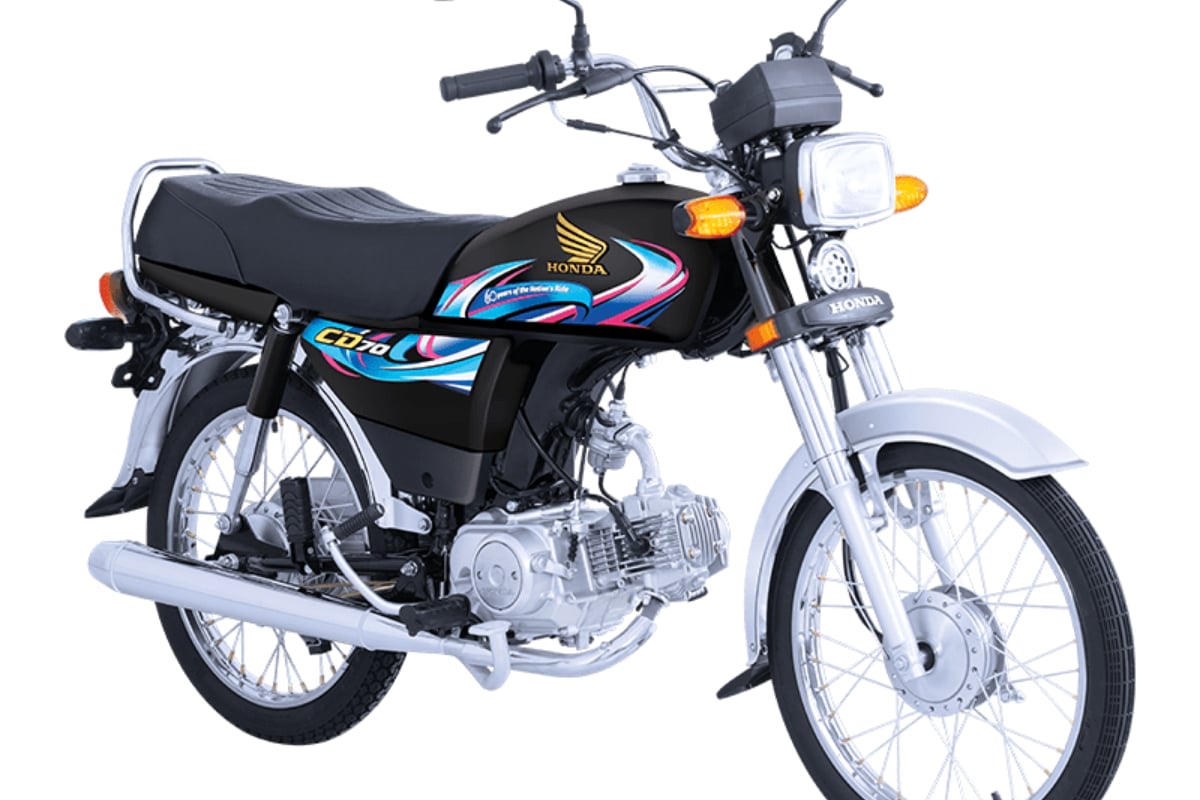 Honda CD 70 Black latest price in Pakistan – August 2024