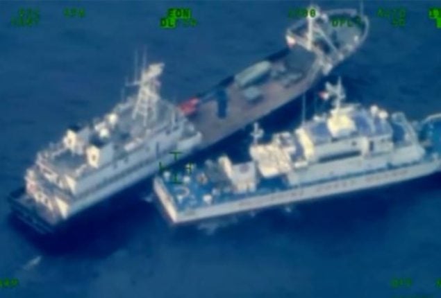 Philippines and China blaming each other over vessels incident in China Sea