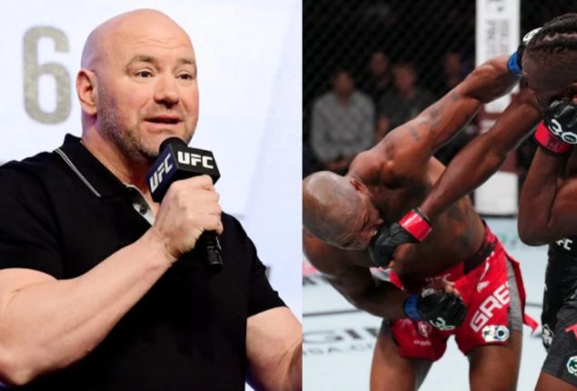 Dana White Criticizes Referee Over Delayed Stoppage at UFC Fight Night