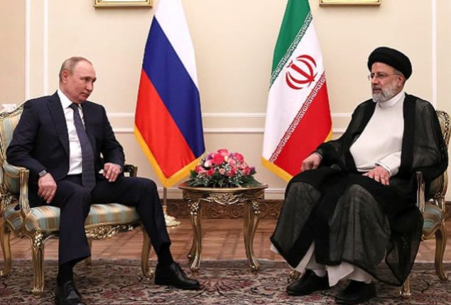 Iranian president Ebrahim visit Russia on Thursday to meet Putin