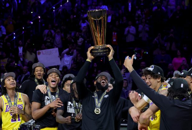NBA Cup Final: James, Davis lead Lakers to historic win against Pacers