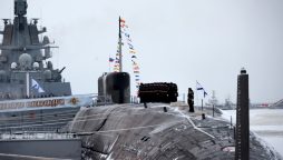 Putin unveils new nuclear subs, vows to bolster Russia's naval might