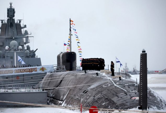 Putin unveils new nuclear subs, vows to bolster Russia's naval might