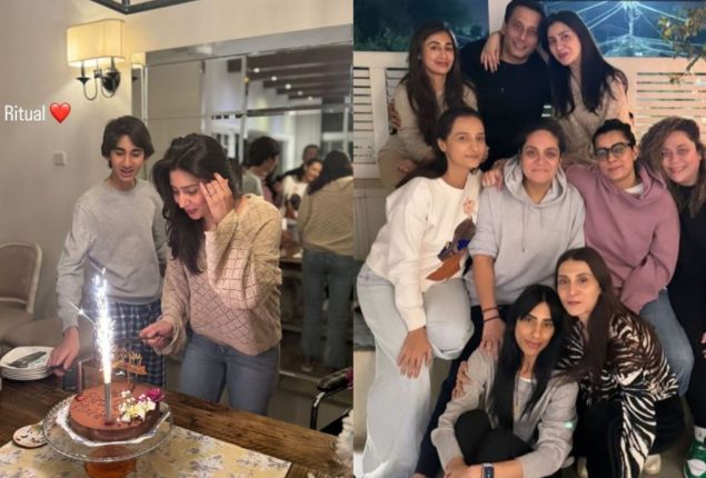 Mahira Khan first birthday celebration with her son and husband after marriage