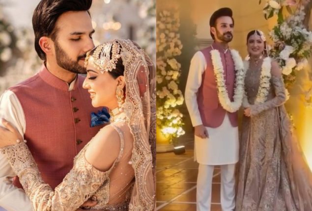 Aymen Saleem recently ties the knot with Kamran