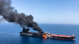 US Military reports claims that Tanker hit off India coast by drone from Iran