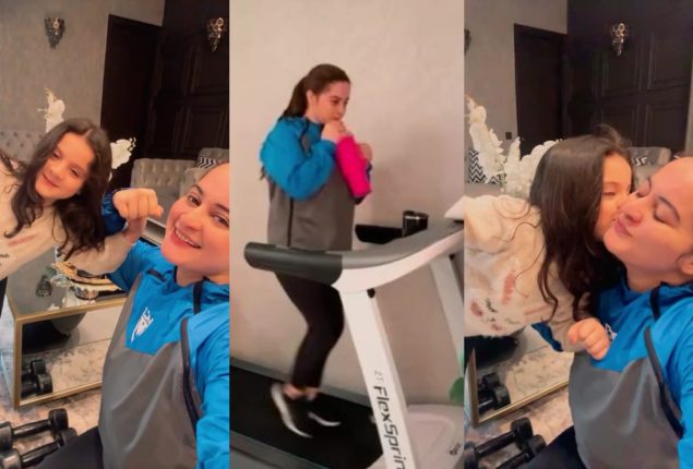 Aiman Khan embarks on a fitness journey with her daughter Amal