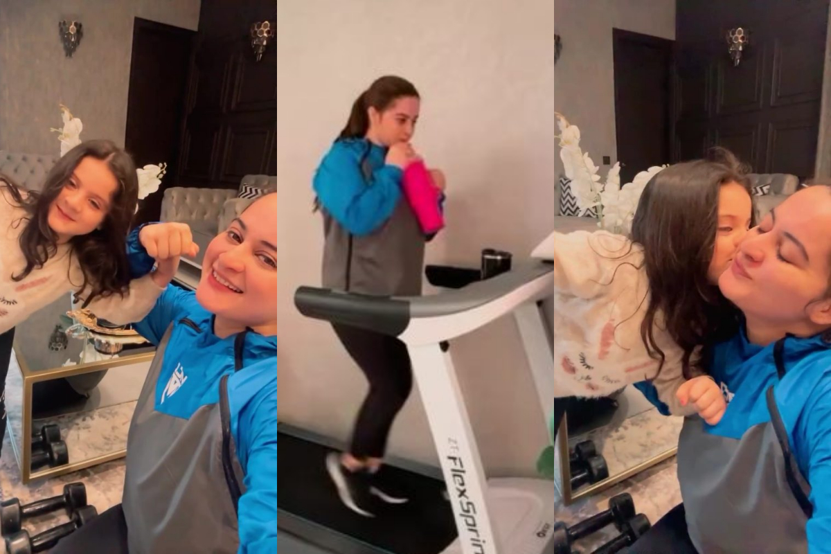 Aiman Khan embarks on a fitness journey with her daughter Amal