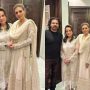 Resham and Ahsan Khan spotting at dinner with Bollywood actress Mumtaz