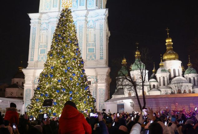 Ukrainian people celebrated their first Christmas on 25th Dec, instead of January 7th