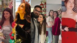 Pakistani Celebrities enjoys the vibe of Christmas 2023 by celebrating it
