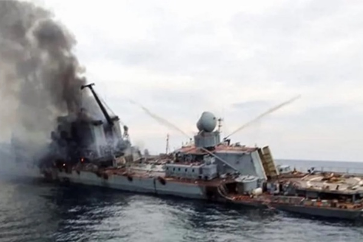 Russian confirms warship damage in black sea