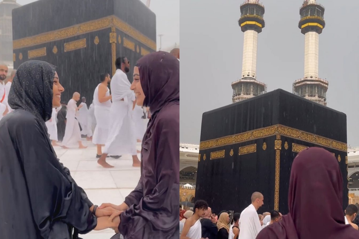 Laiba Khan shares the soulful moment of rain from Khana Kaaba
