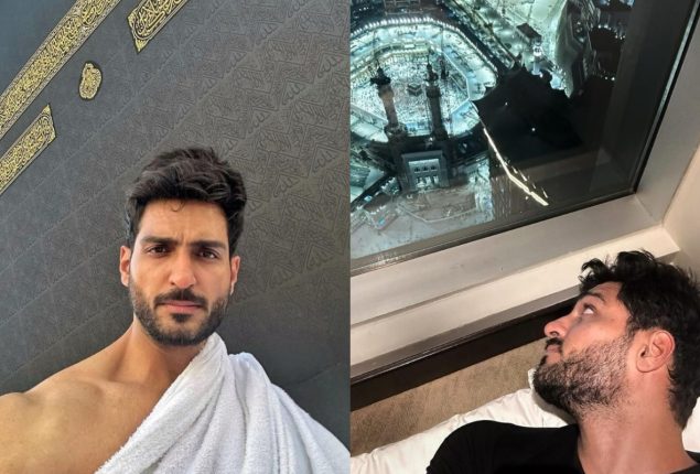 Omer Shahzad shared his Umrah journey pictures