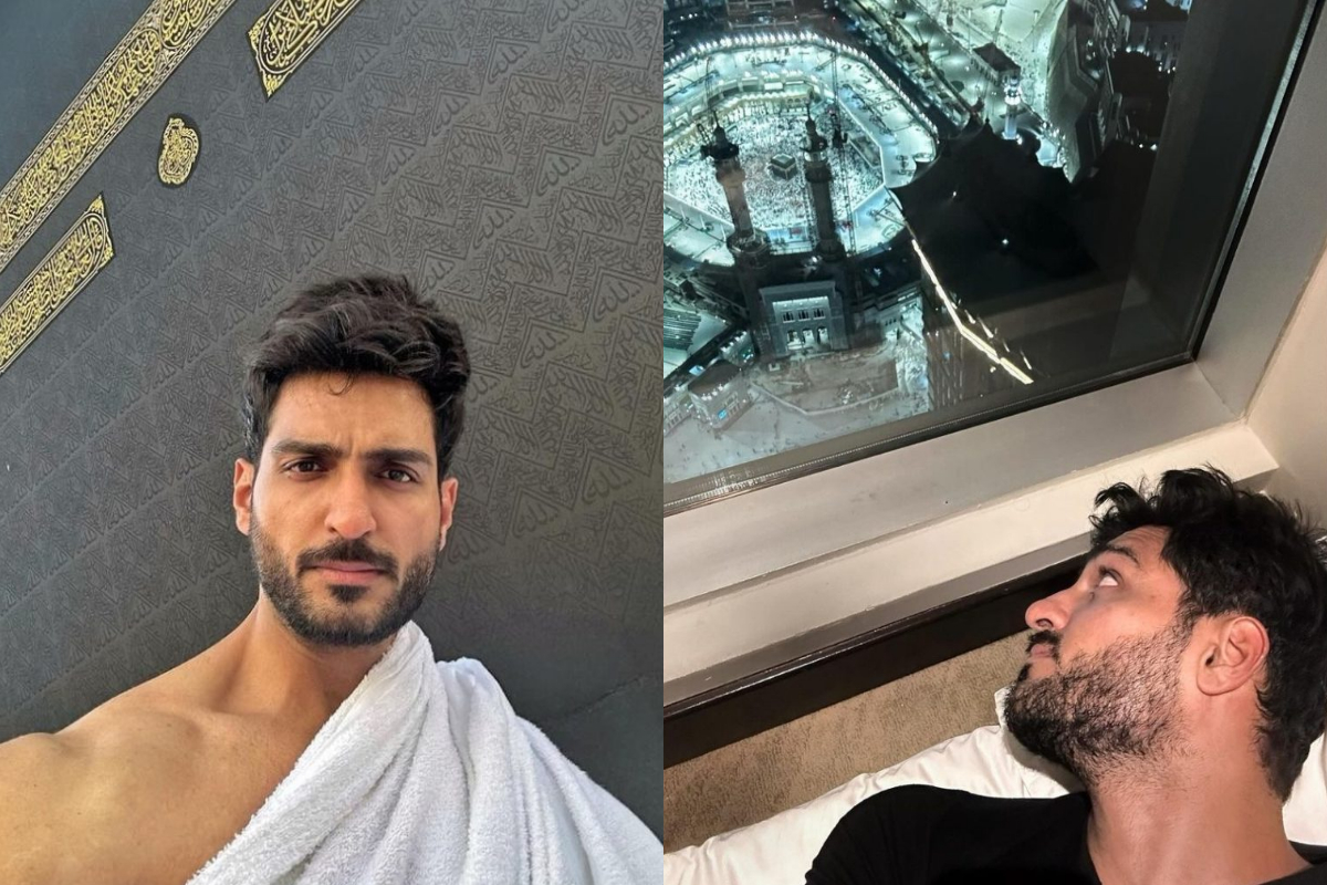 Omer Shahzad shared his Umrah journey pictures