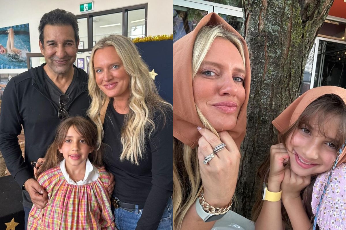 Wasim Akram’s wife Shaniera Akram shares beautiful family pictures