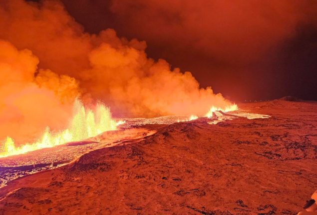 Iceland Volcano Erupts After Tremor Swarm