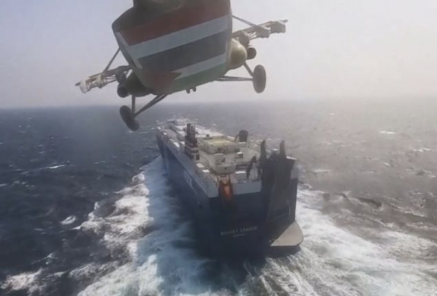 Houthi Militia claims responsibility for Red Sea Pakistan-Bound Ship, Israel drone attacks