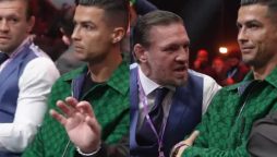 WATCH: Awkward interation between Ronaldo and McGregor