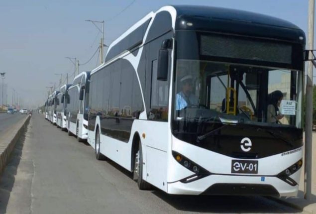 Pakistan Receives 160 Luxuary Electric Buses From China
