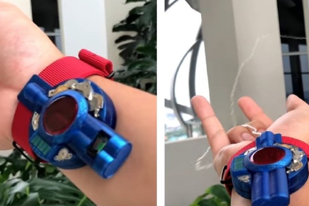 Ingenious Engineer Creates Real-life Spider-Man Web Shooters