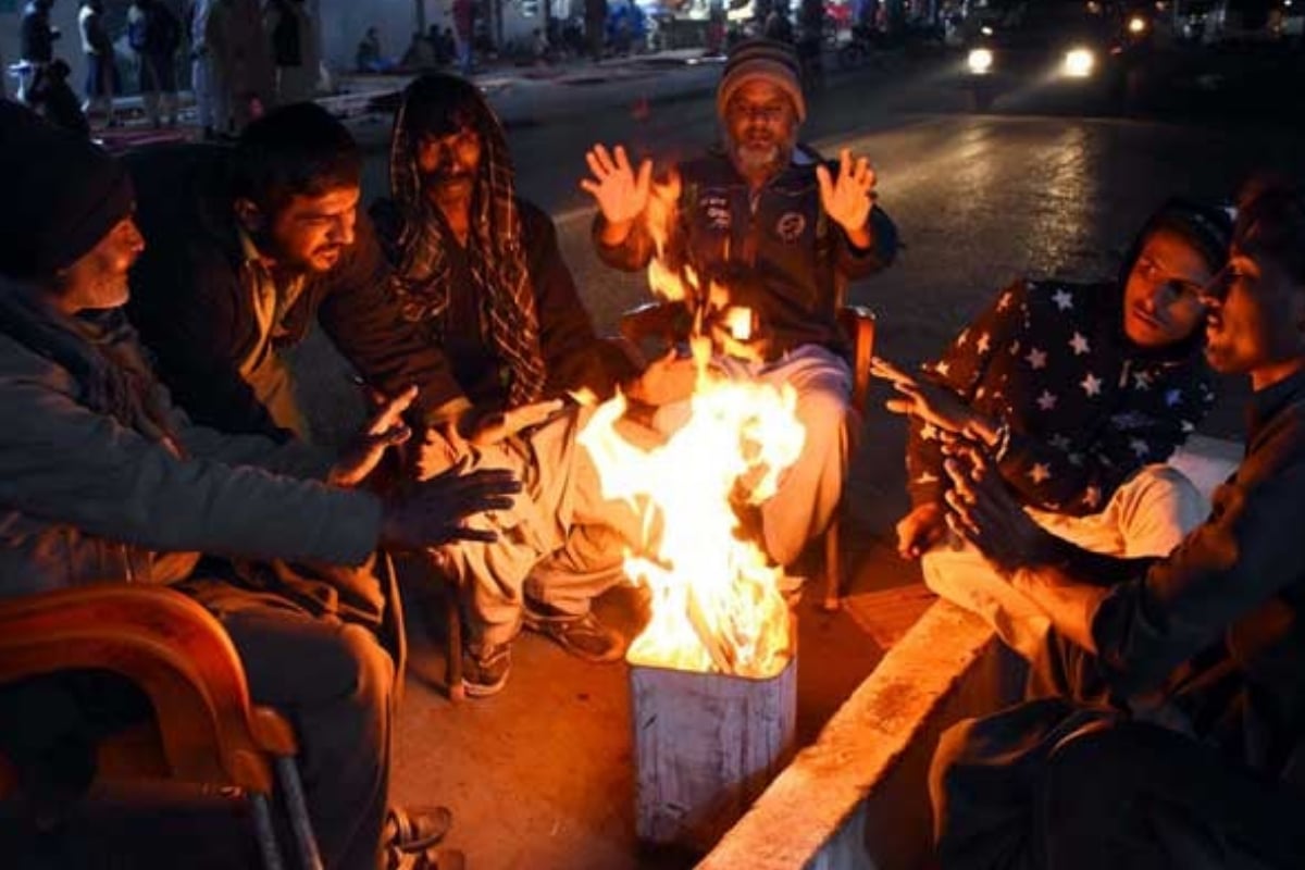 Karachi coldest night 2024