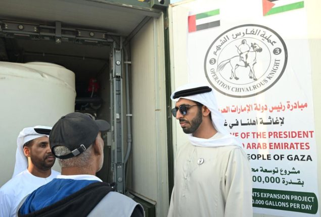 Lifeline from the desert: UAE opens water plants to quench Gaza's thirst