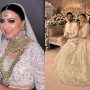 Aymen Saleem looks drop dead gorgeous in white lehenga at her wedding