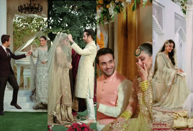 Ayeza Khan and Affan Waheed latest wedding photo-shoot captivates audience