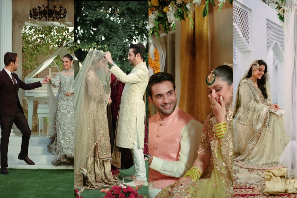 Ayeza Khan and Affan Waheed latest wedding photo-shoot captivates audience