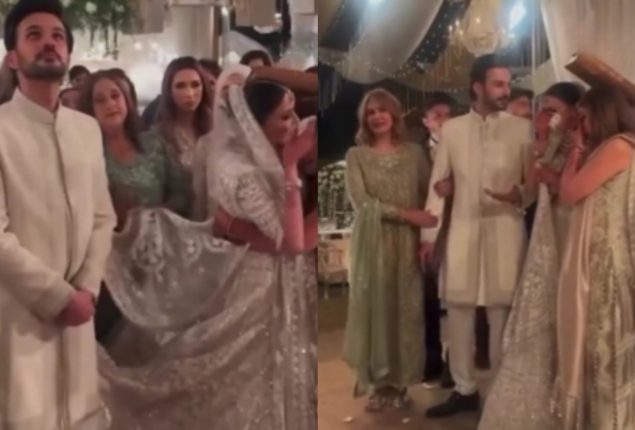 Netizens criticize Aymen Saleem’s Husband’s reaction during rukhsati