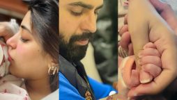Urwa Hocane and Farhan Saeed welcome their first baby girl