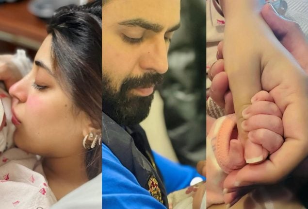 Urwa Hocane and Farhan Saeed welcome their first baby girl