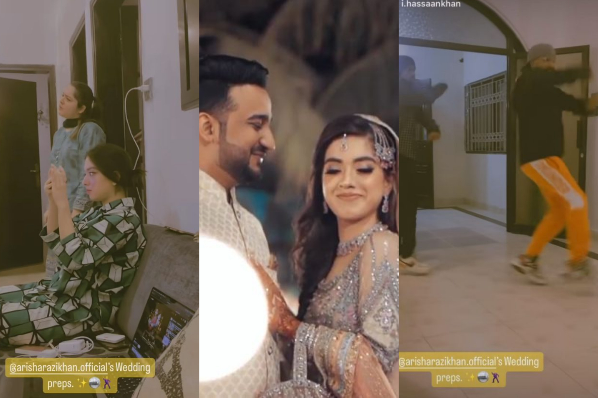 Arisha Razi started her wedding preparations