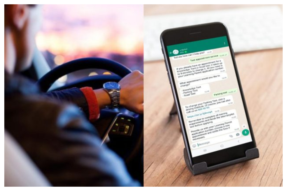 Book and Reschedule driving tests in Dubai available via WhatsApp
