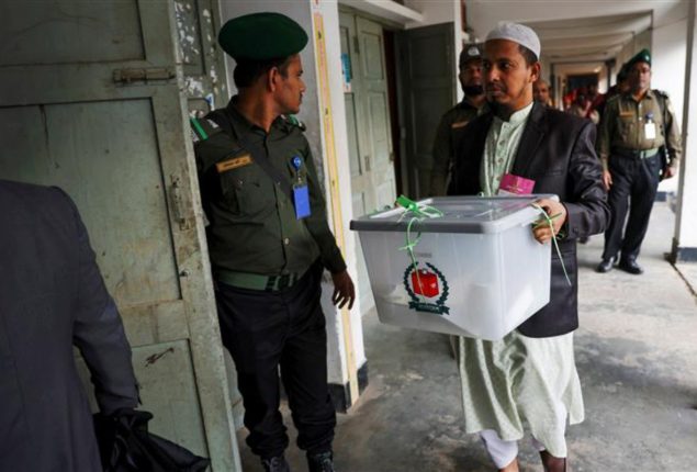 Bangladesh faces low voter turnout as the opposition boycotted the election