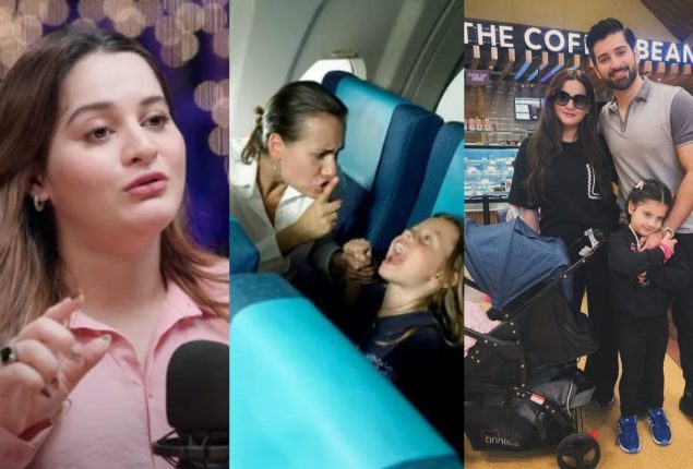 Aiman Khan advises parents on how to handle children on flights