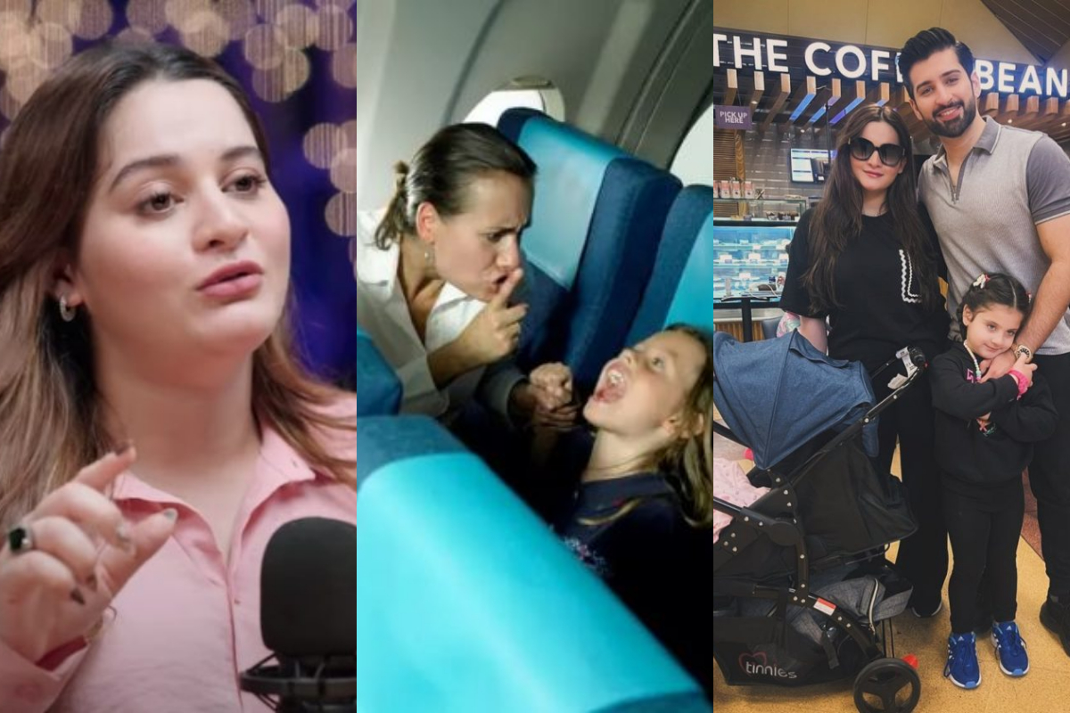 Aiman Khan advises parents on how to handle children on flights