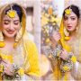 Check Out Aymen Saleem’s Beautiful Mayun Pictures