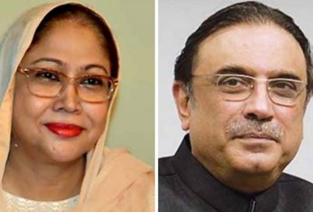Court issues notices to Zardari , Talpur in fake accounts case 