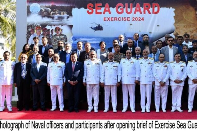 Maritime Security Exercise Sea Guard-24 commence at Karachi