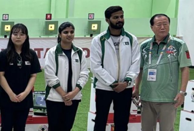 Pakistan Secures Bronze in Asian Shooting Championship Mixed Doubles