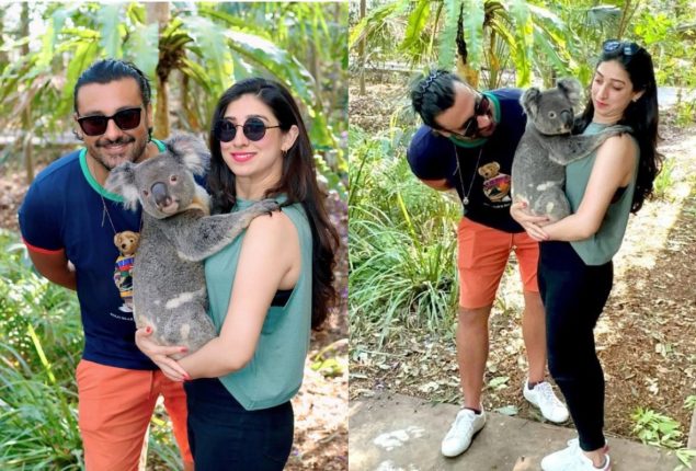 Mariyam Nafees shares latest clicks with husband in Australia