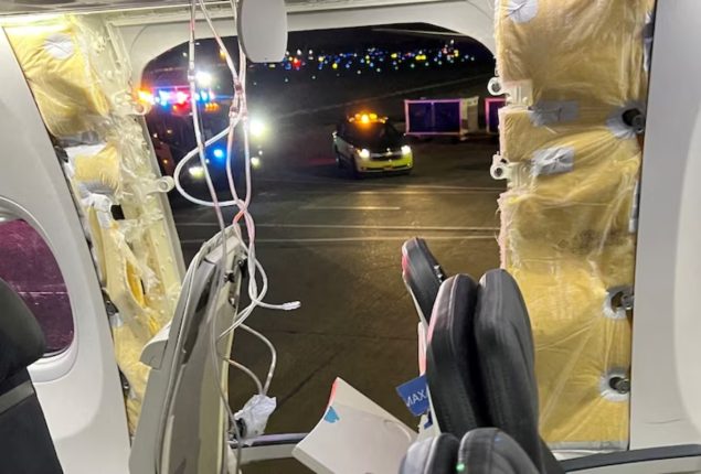 Boeing acknowledges their error regarding plane door blow-out