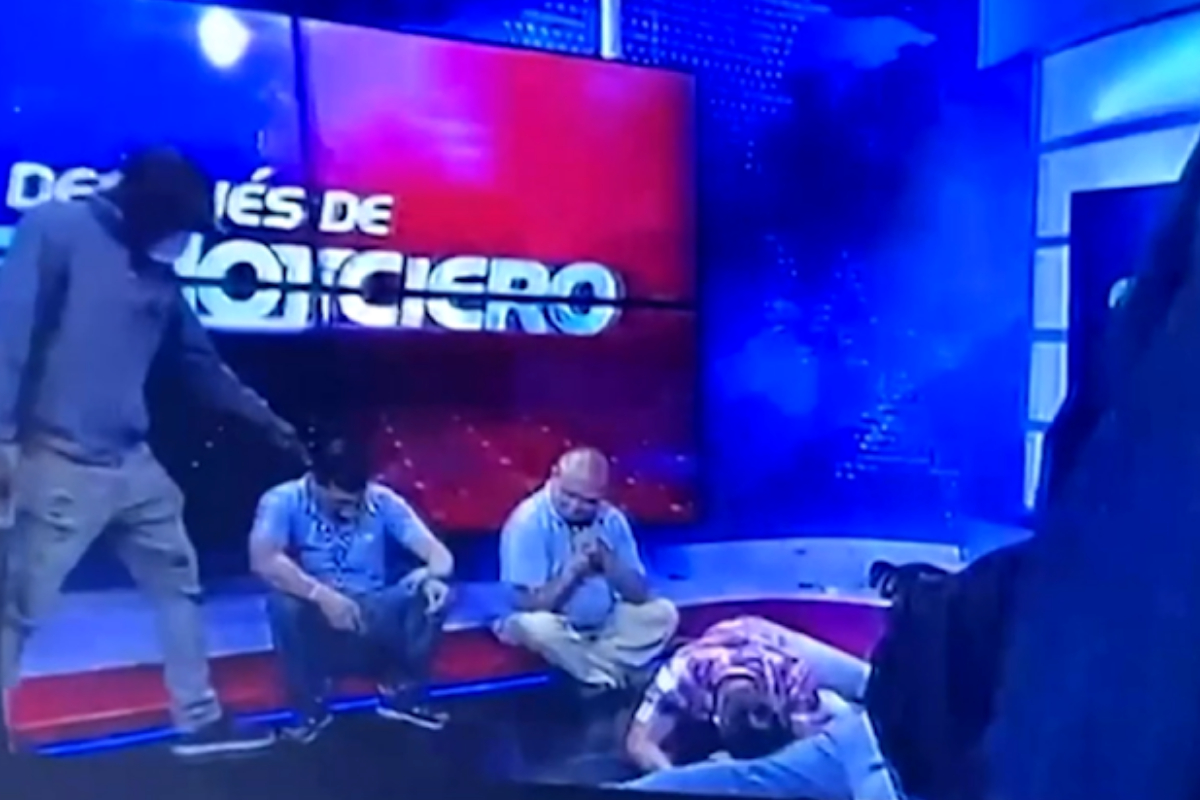 Ecuador declares war on armed gangs after air attack on TV station